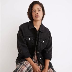 Madewell Oversize Trucker Denim Jacket- M- EUC